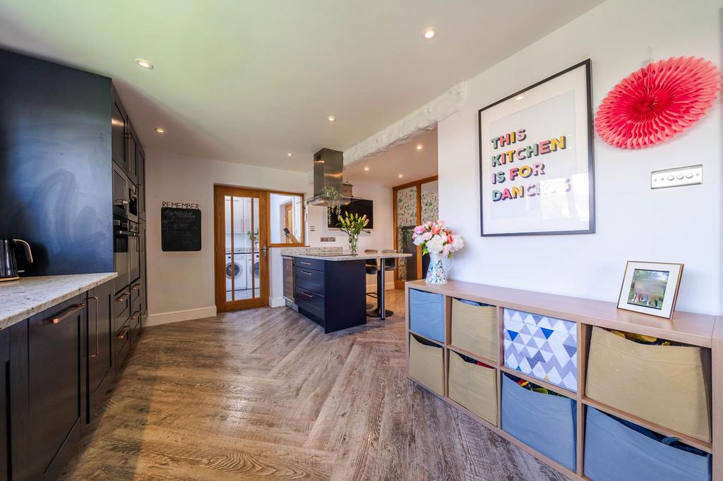 Open plan living area