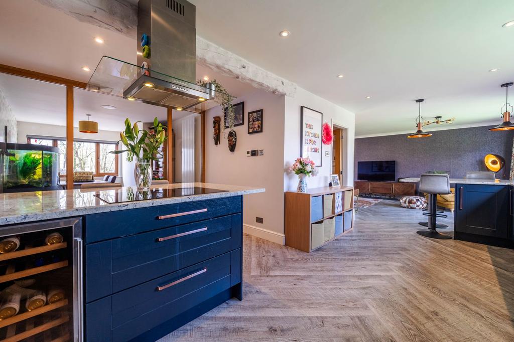 Open plan living area