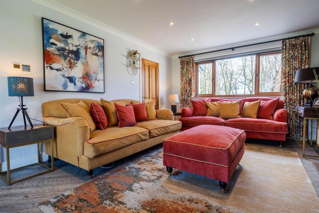 Open plan living area