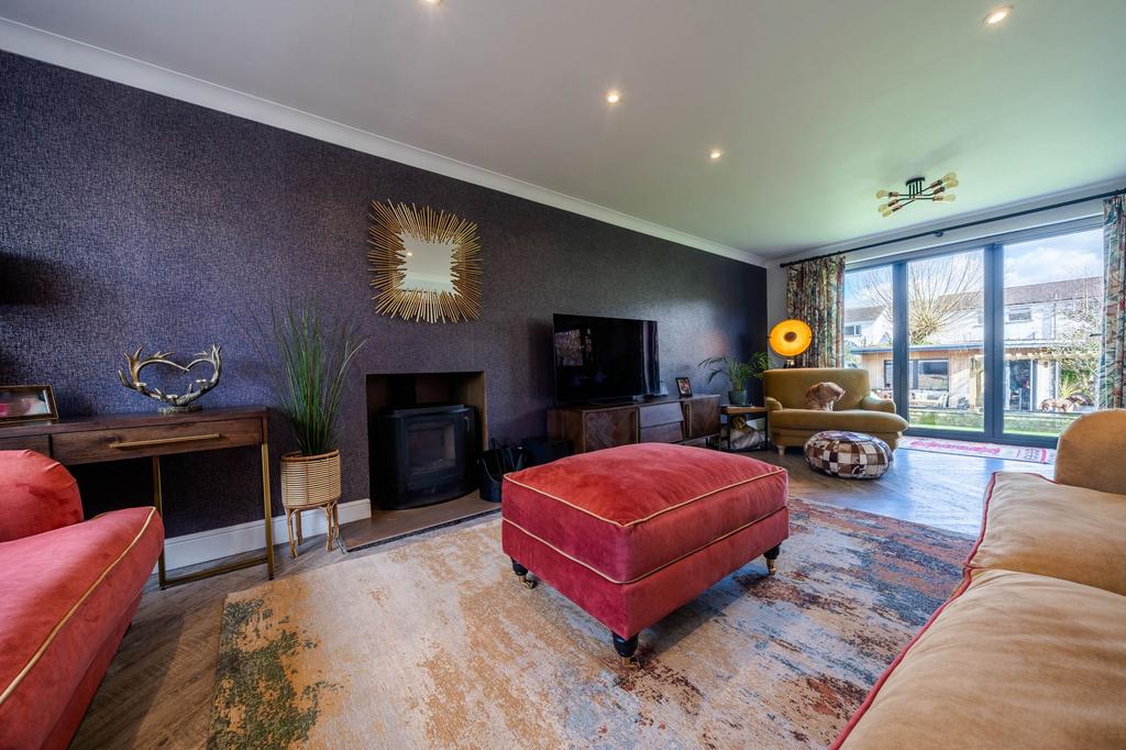 Open plan living area