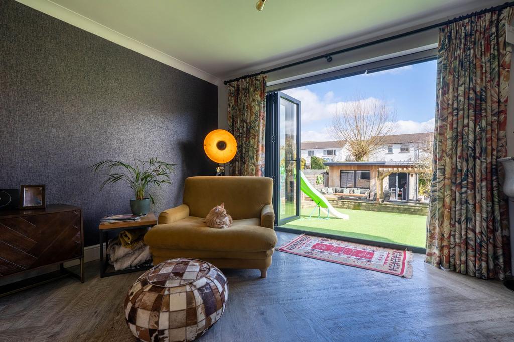 Open plan living area