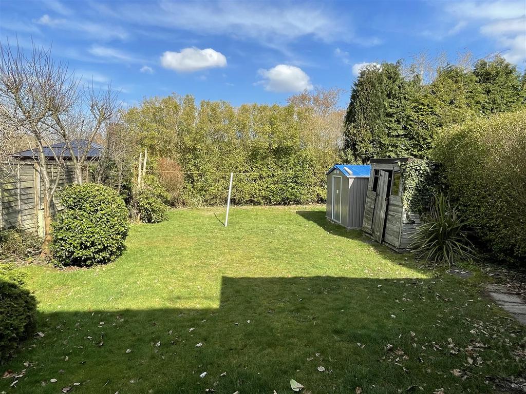 Rear garden