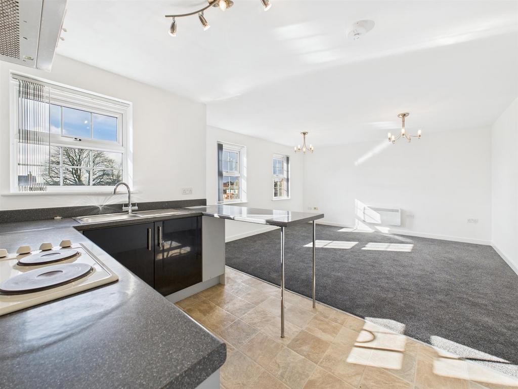 Open plan kitchen/living: