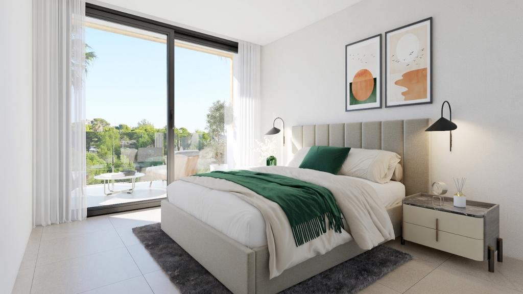 Master bedroom, balcony