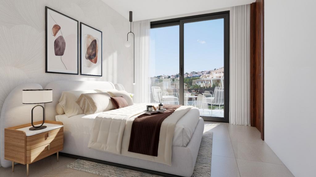 Master bedroom, balcony
