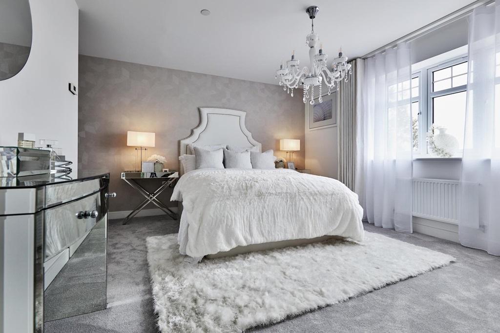 Large main bedroom with ample storage