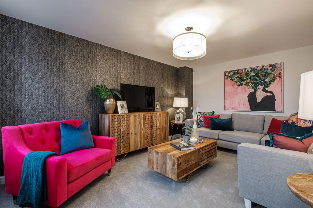 Interior view of the lounge in our 4 bed...