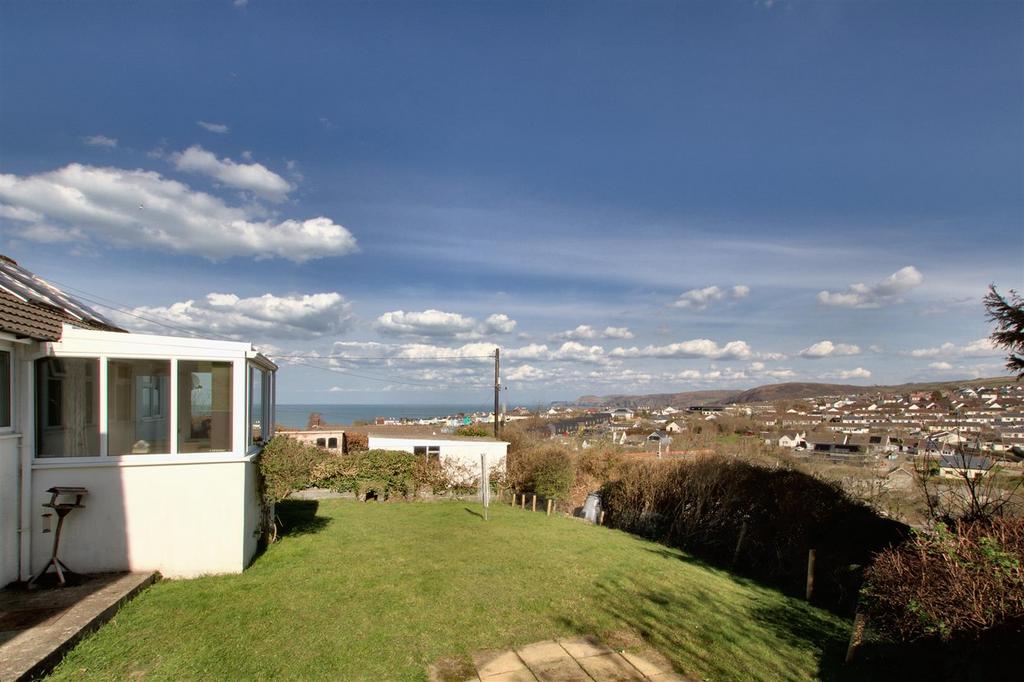 View from decking