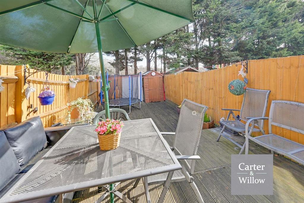 Private rear garden