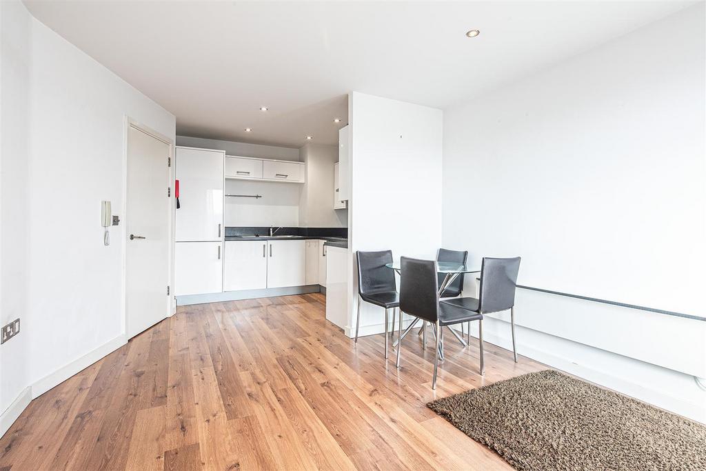 Sitting room and kitchen