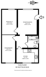 2 bedroom flat for sale, Meadowside, Charterhouse Road, Godalming, Surrey, GU7