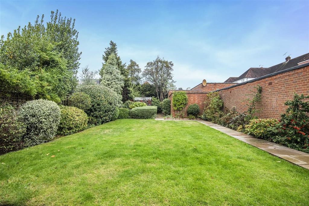 Rear garden:
