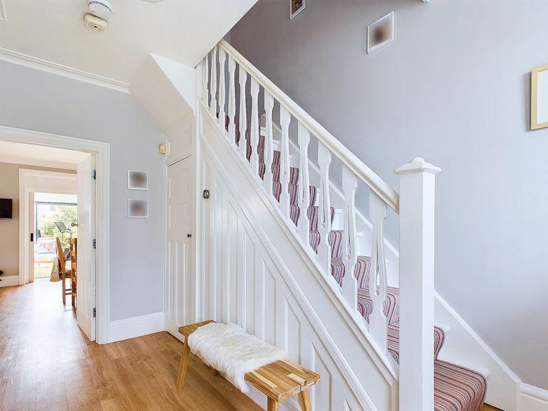 Stairs to first...