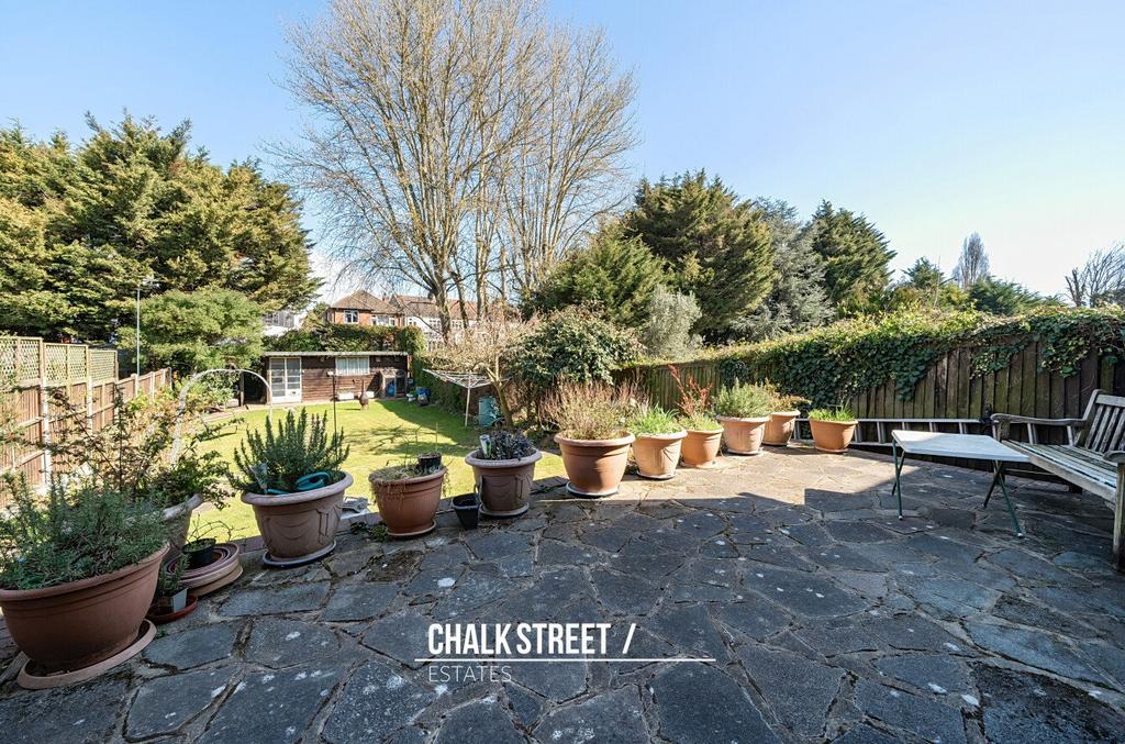 Patio view, garden