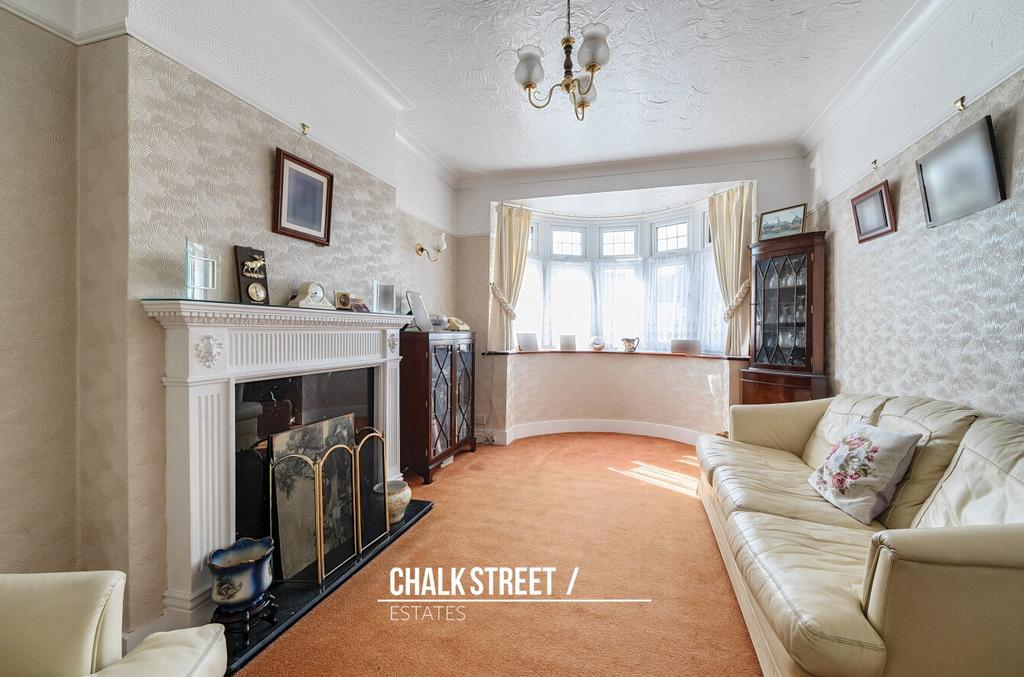 Living room, fireplace