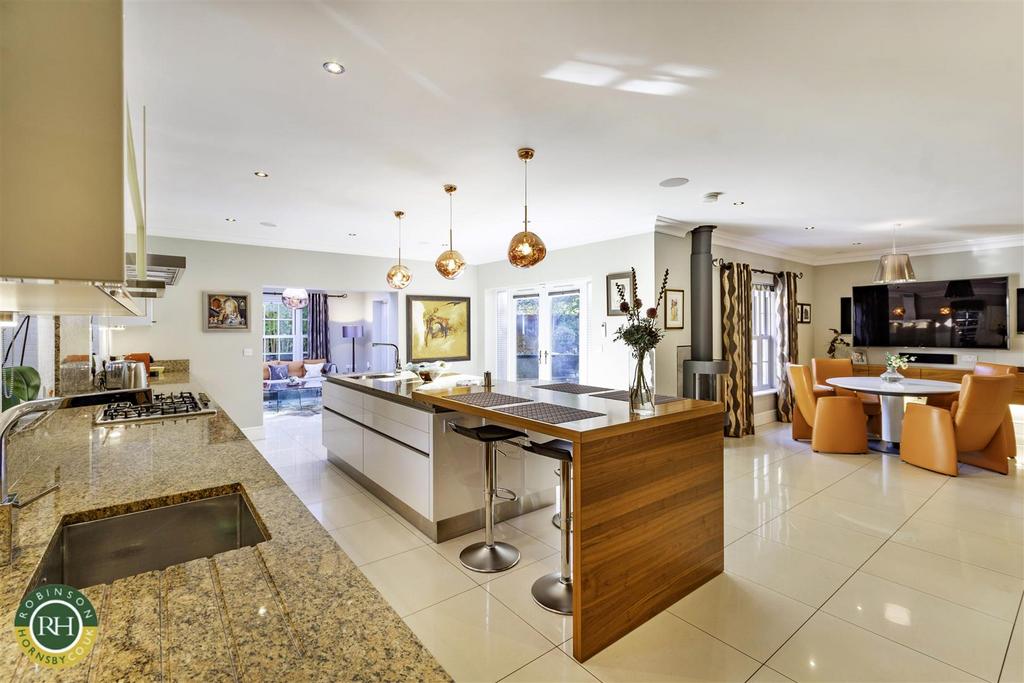 Open plan kitchen