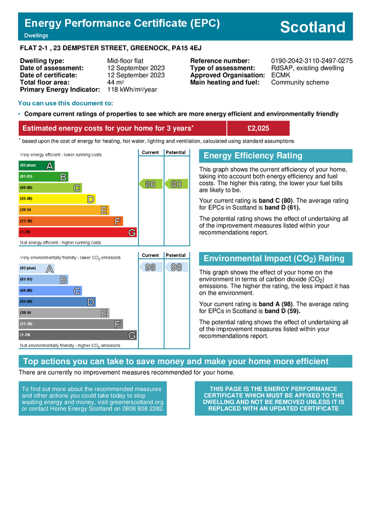 EPC Certificate