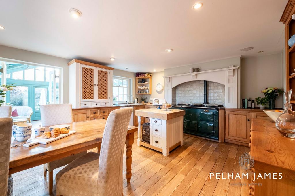Kitchen Diner - Mews Cottage, Woodnewton
