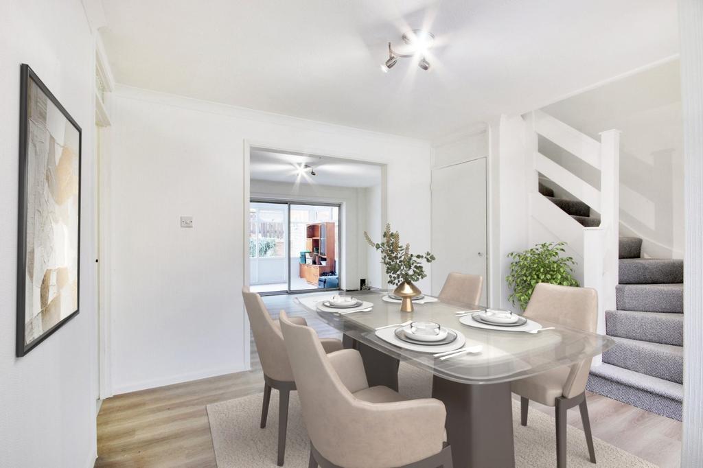 Dining Area Staged