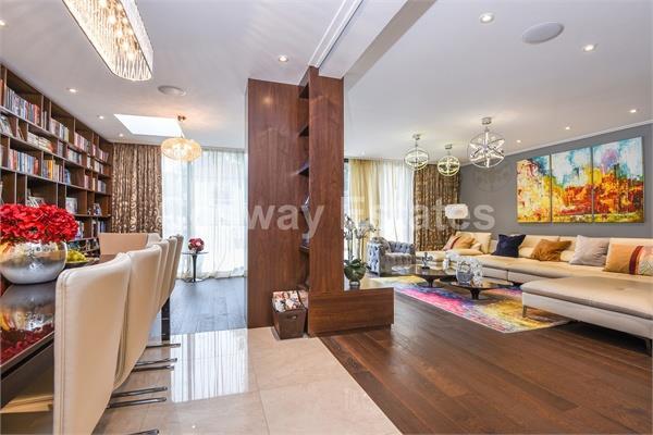Open-plan living area, open plan living