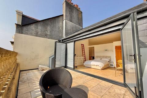 undefined, Albert Road, Stoke, Plymouth. Fabulous, property over 4 floors, incredibly stylish, gorgeous sunny garden, Double GARAGE