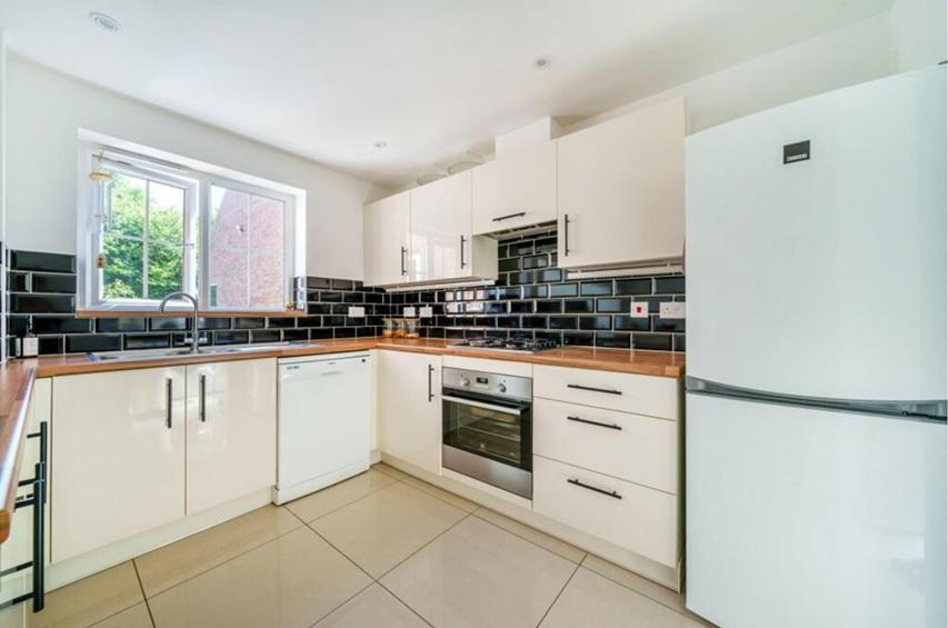 Open plan kitchen and family room