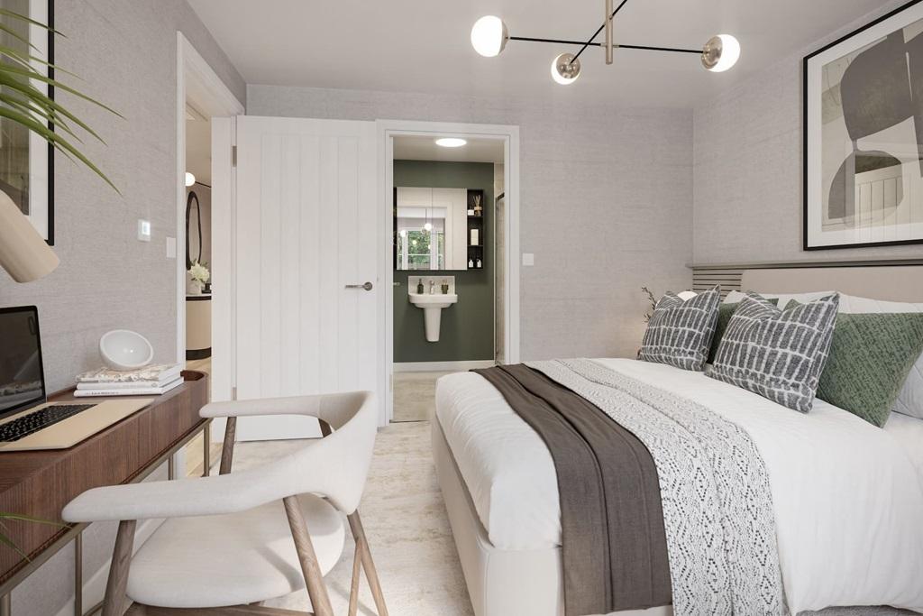 Bedroom 1 provides plenty of space for storage
