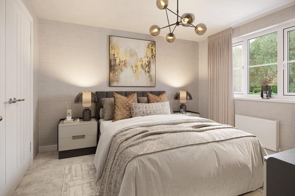 Bedroom 2 includes a cupboard, perfect for storage