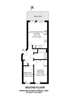 2 bedroom flat for sale, Carmichael Road, London, SE25