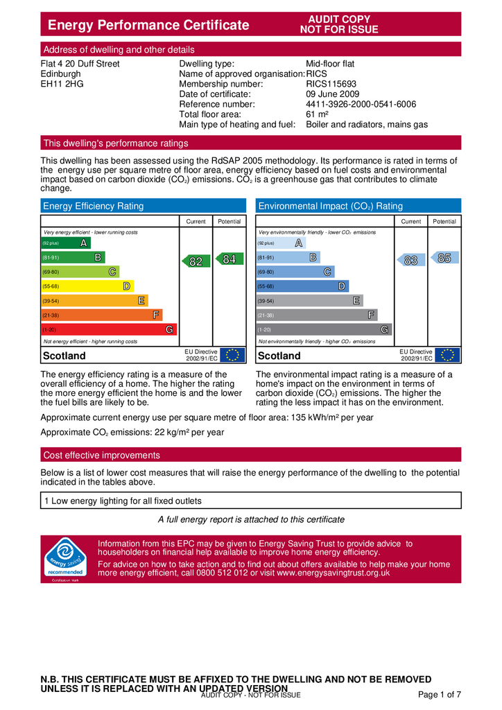 EPC Certificate