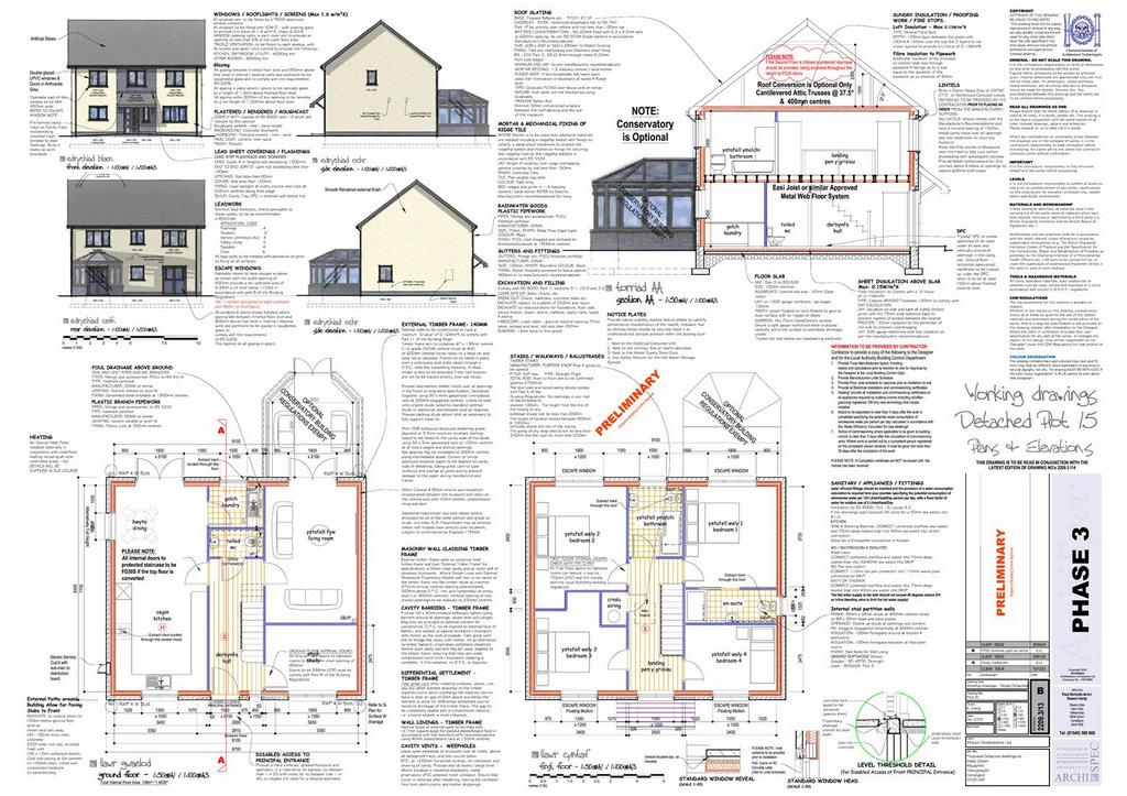 2209-3-13 B PLOT 15 WD Plans &amp; Elevations A1 (Half