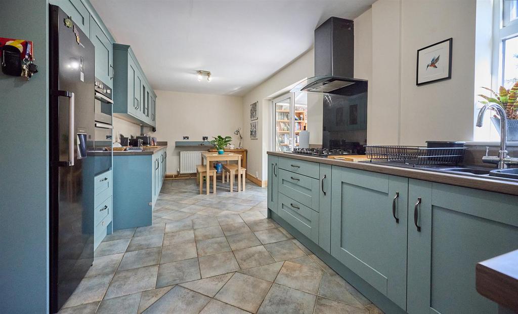 Refitted dining kitchen to rear