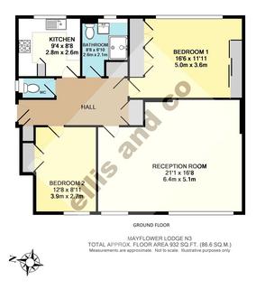 2 bedroom apartment for sale, Mayflower Lodge, Regents Park Road, Finchley, London, N3