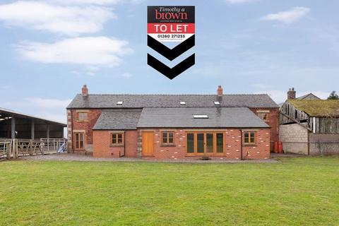 4 bedroom barn conversion to rent, Dodds Lane, Astbury, Congleton