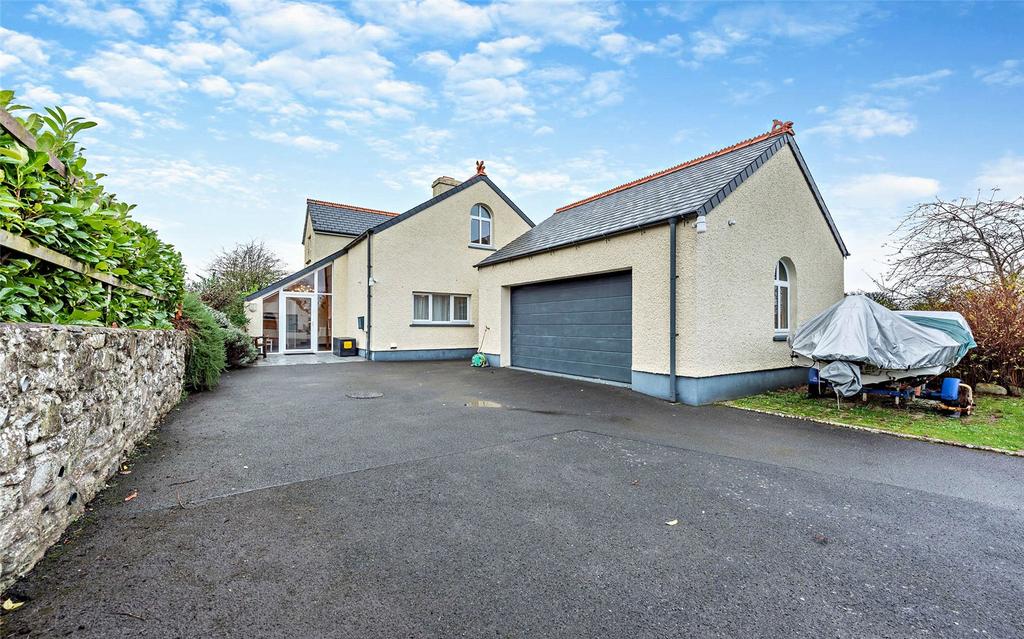 Courtyard and Garage