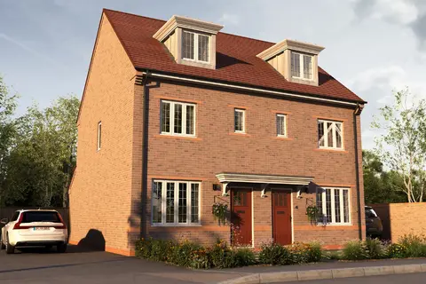 3 bedroom semi-detached house for sale, Plot 280, The McQueen at Shottery View, Alcester Road, Shottery CV37