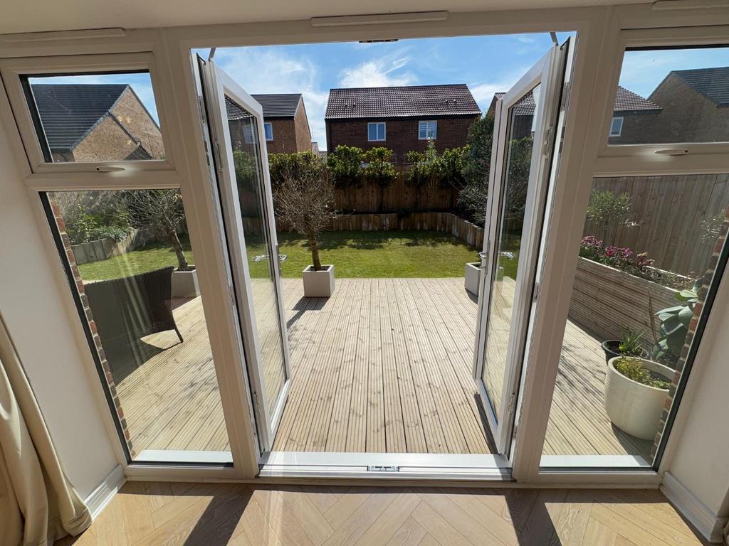 French doors to the rear garden