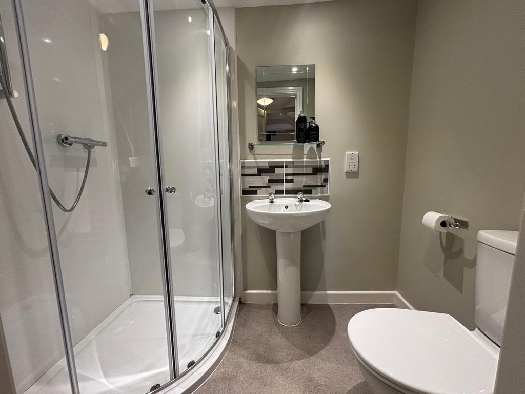 En suite shower room to bedroom 2