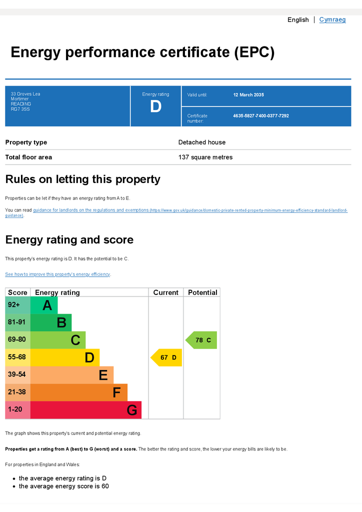 EPC Certificate