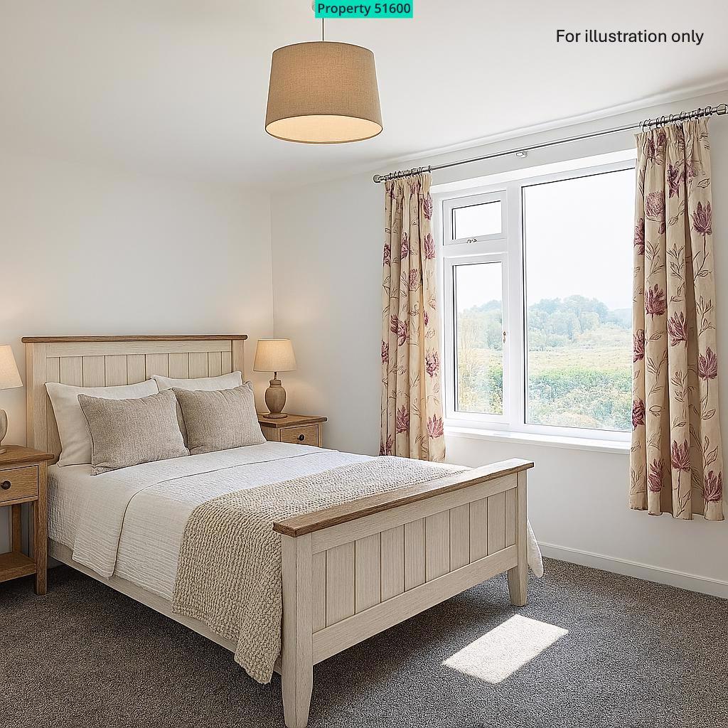 Digital image master bedroom