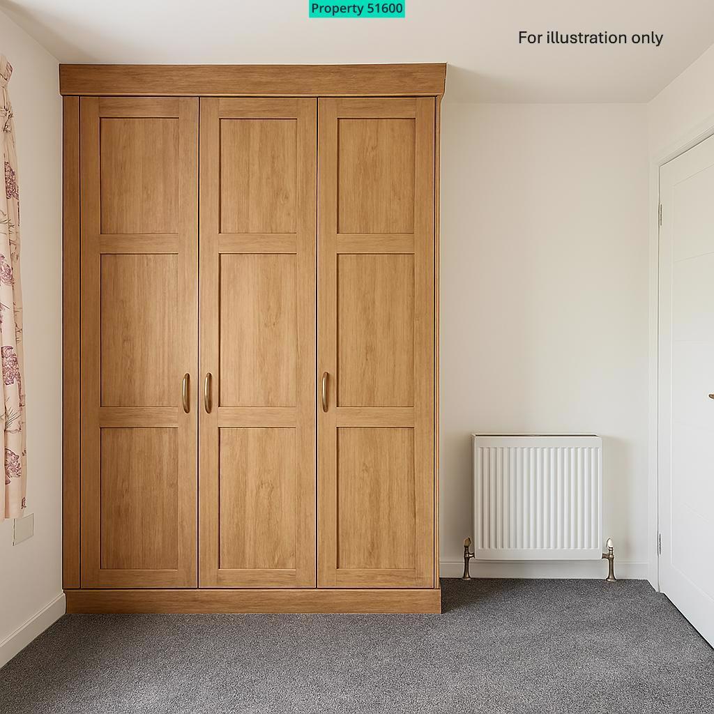 Digital image wardrobe in master bedroom