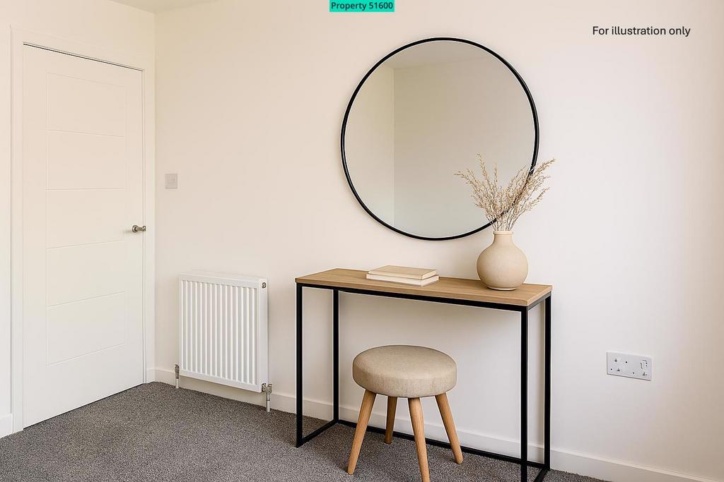 Digital image small bedroom