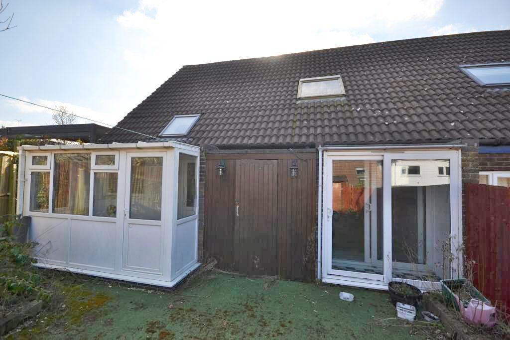 Rear of property