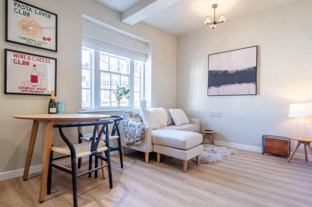 Open plan living area