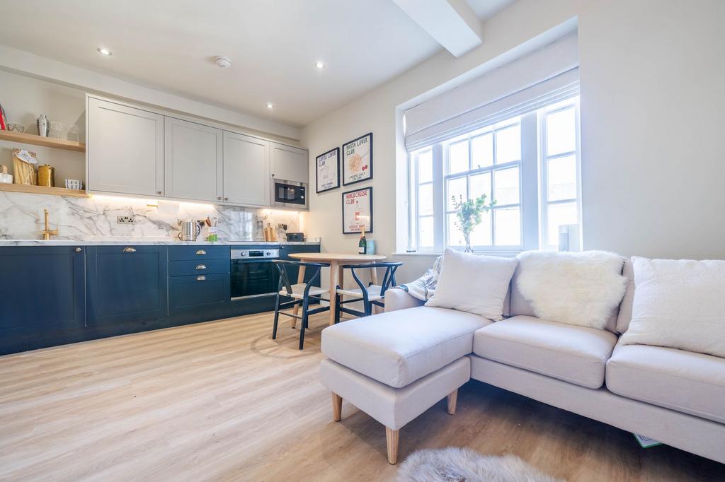 Open plan living area