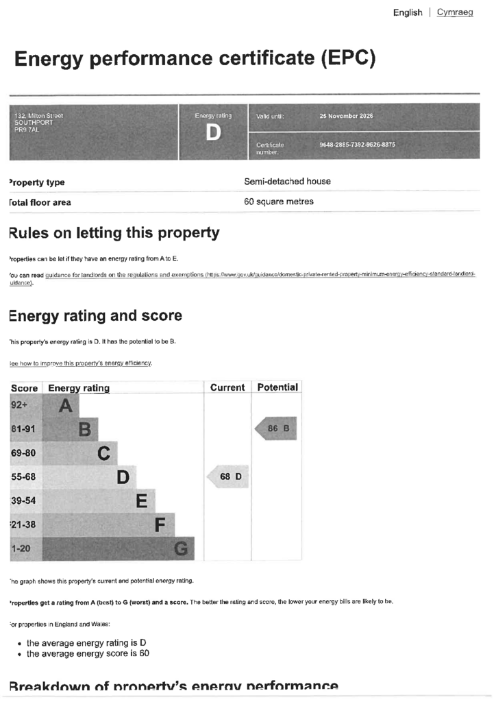 EPC Certificate