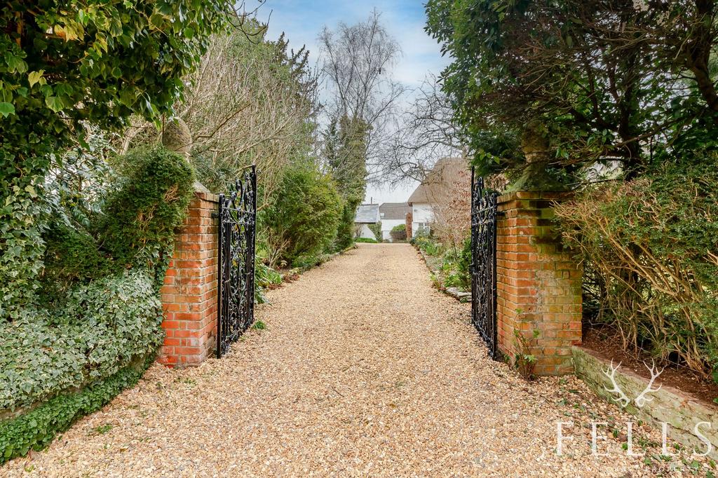 Driveway entrance