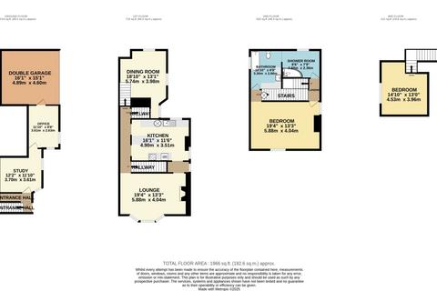 3 bedroom triplex for sale, High Street, Rushden, NN10