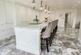 Luxurious open plan kitchen / living room.