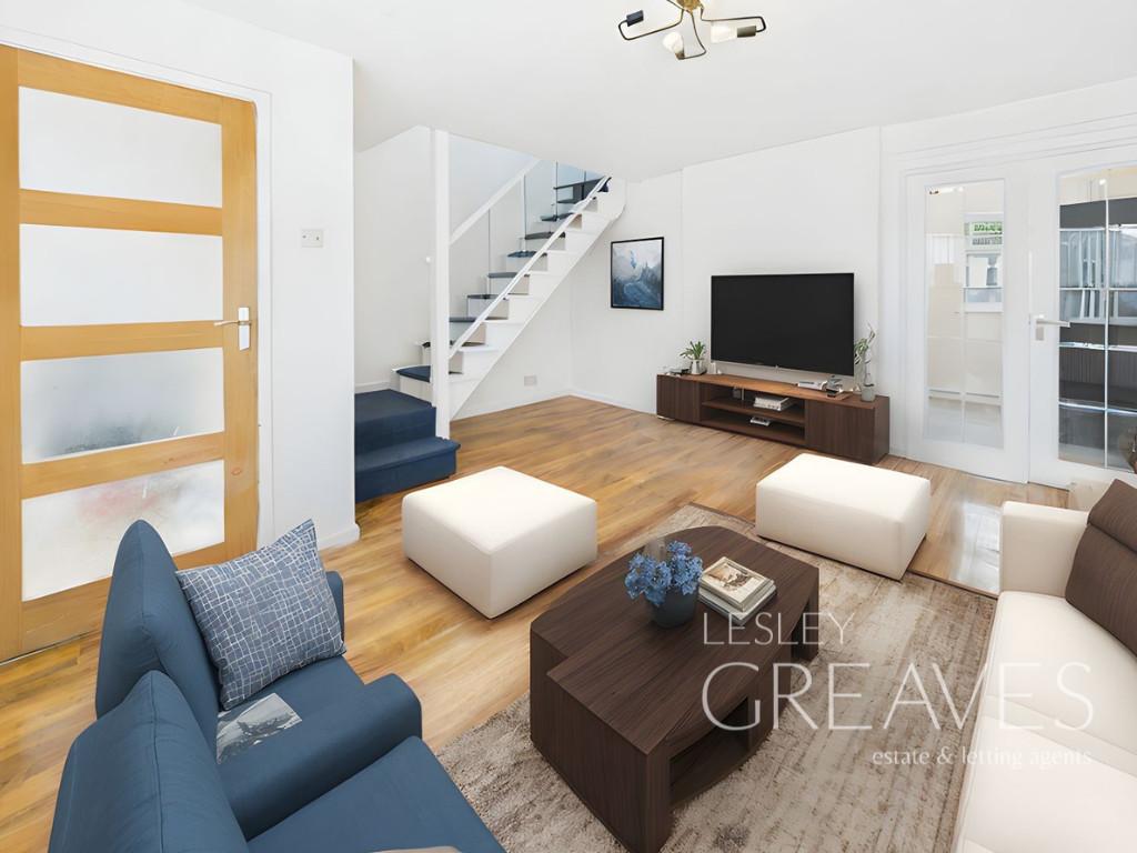 Virtually Staged Living Room